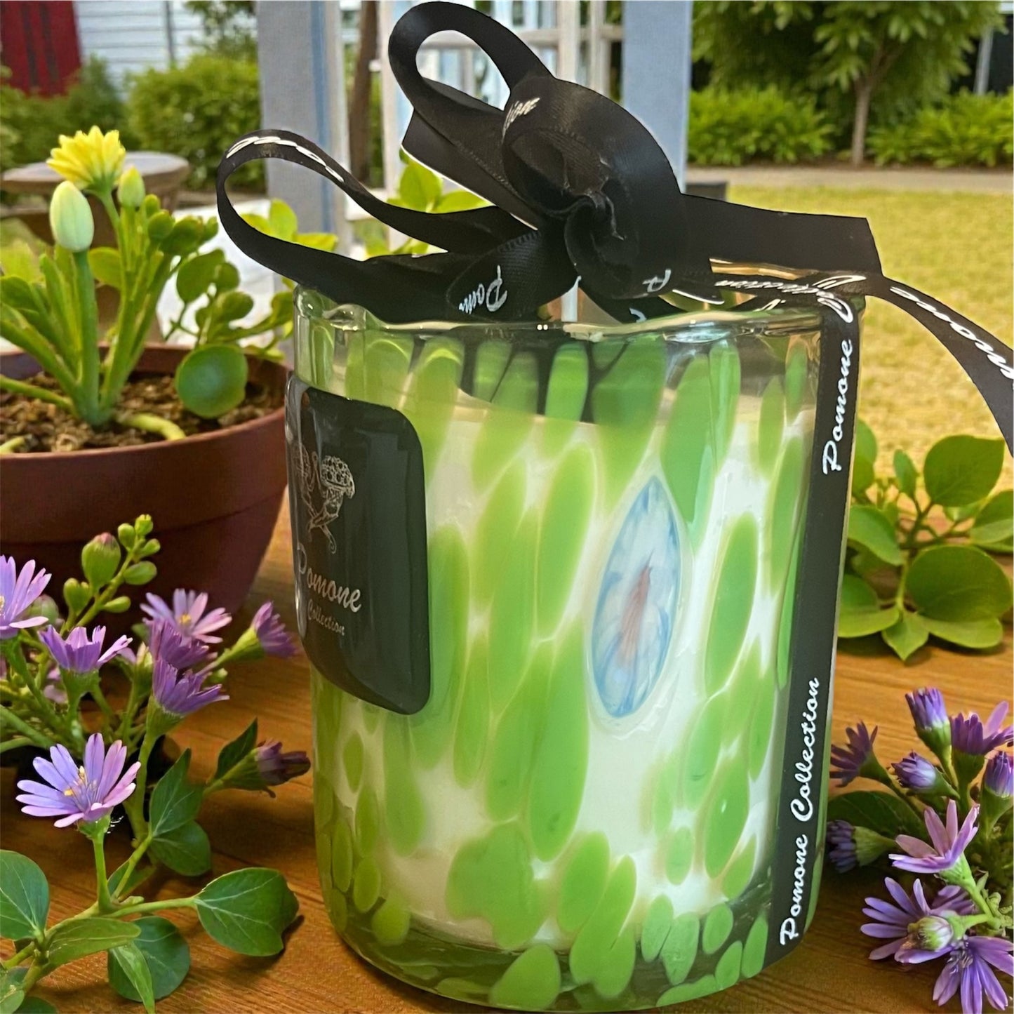 Verre de Murano - Vert Prairie